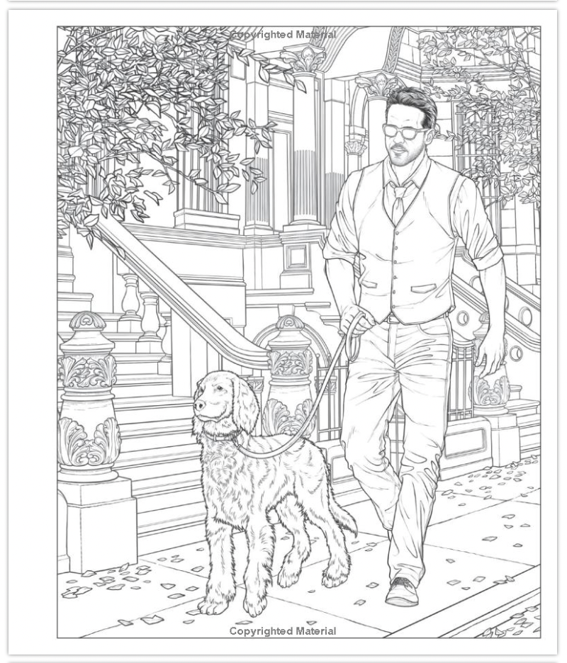 Ryan Reynolds Coloring Book