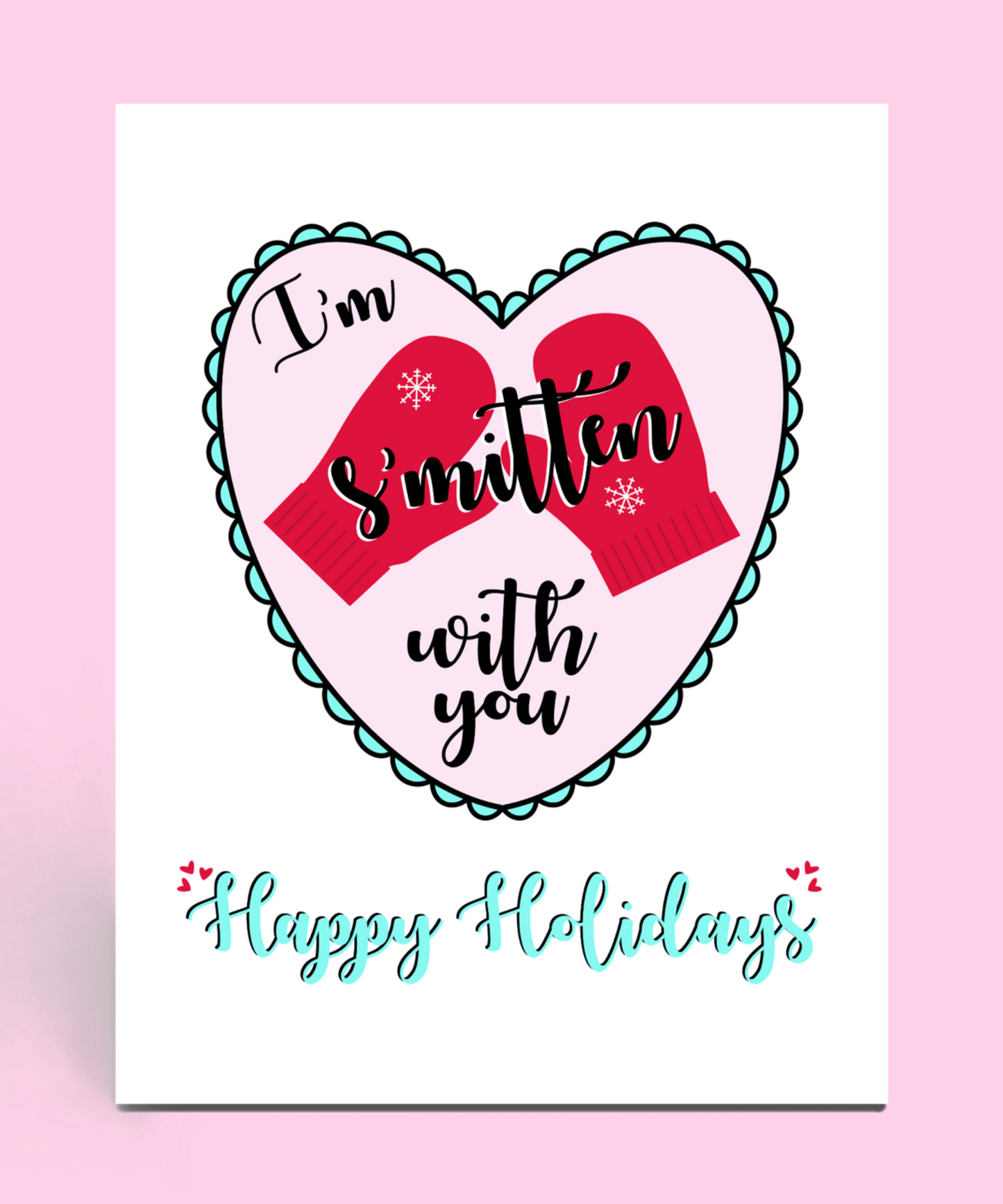 S'mitten With You Holiday Card