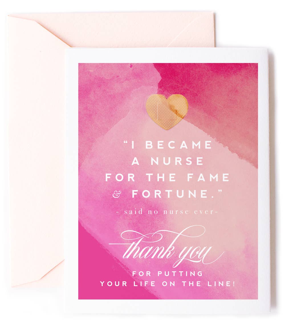 Fame & Fortune Nurse Card