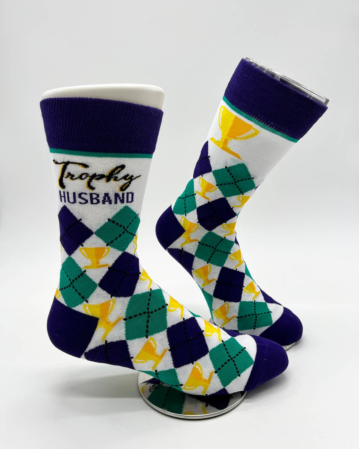 Trophy Husband Men's Crew Socks