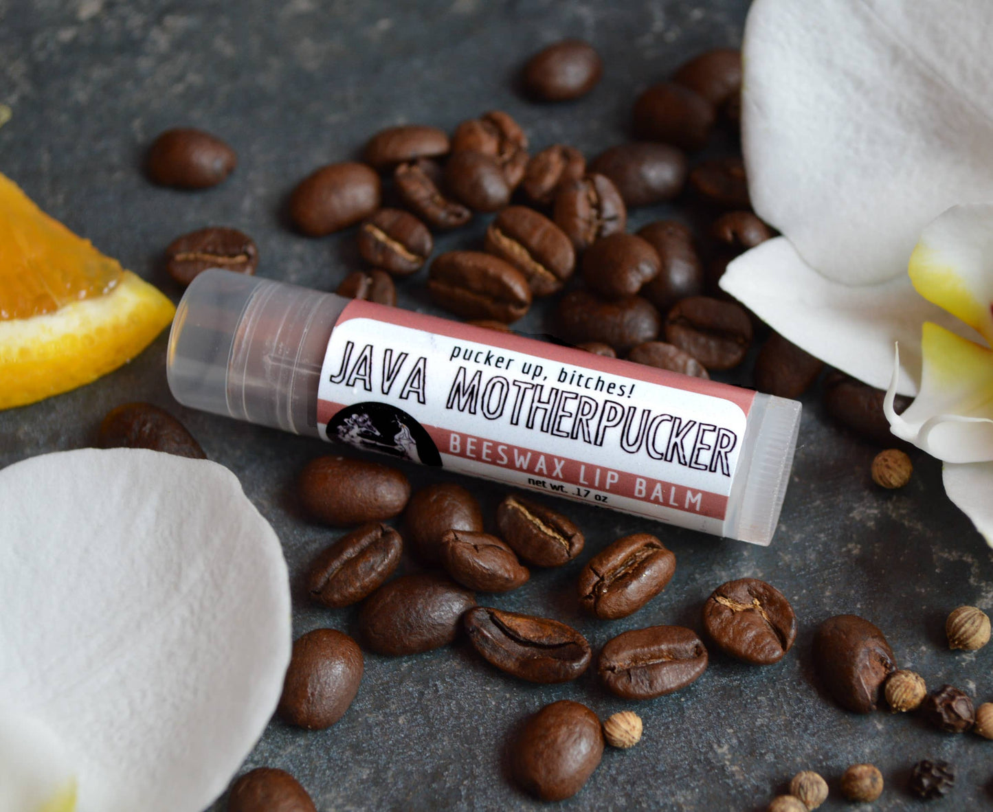 Java Motherpucker Natural Beeswax Lip Balm