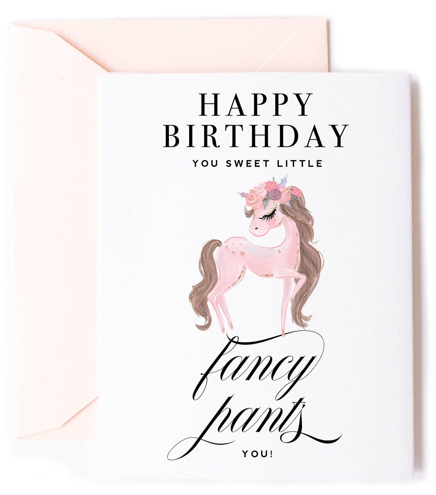 Fancy Pants Pony Birthday Card