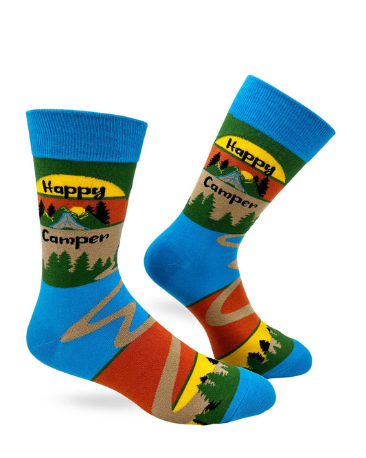 Happy Camper Men's Crew Socks