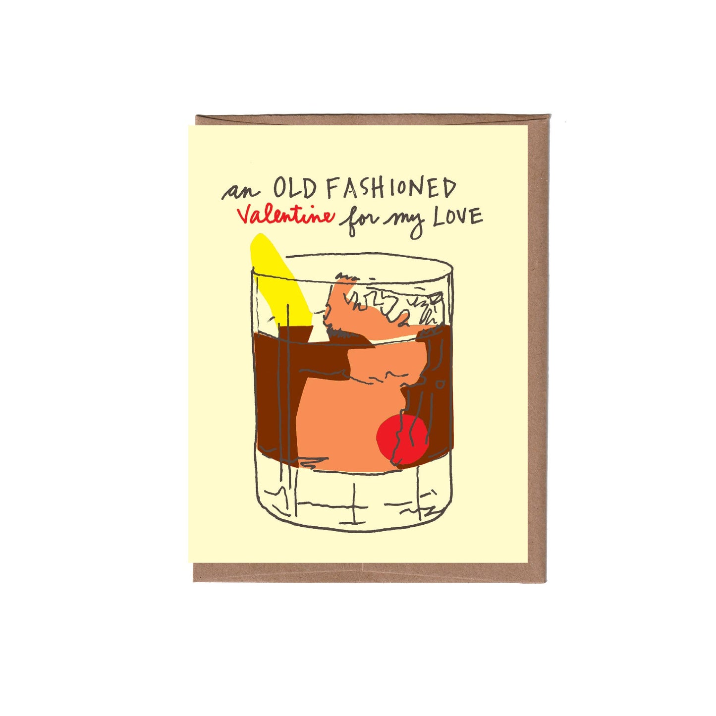 Old	Fashioned Valentine's Day Greeting Card