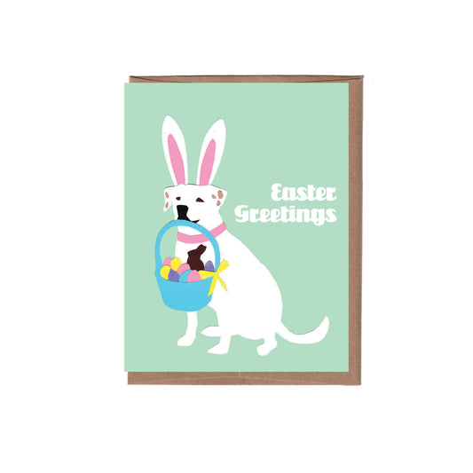 Easter Doggy Greeting Card