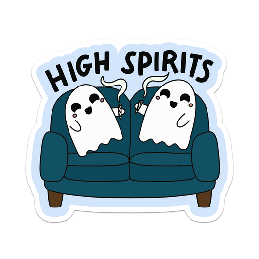 High Spirits - Stoner Ghost Sticker