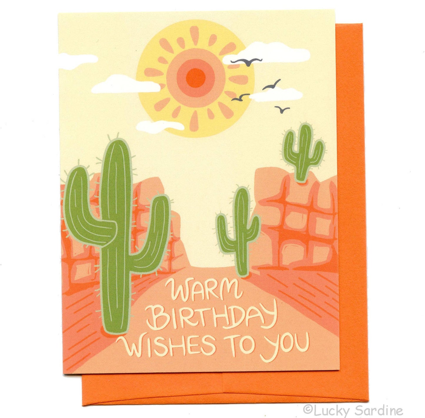 Warm Birthday Wishes To You, Desert Card
