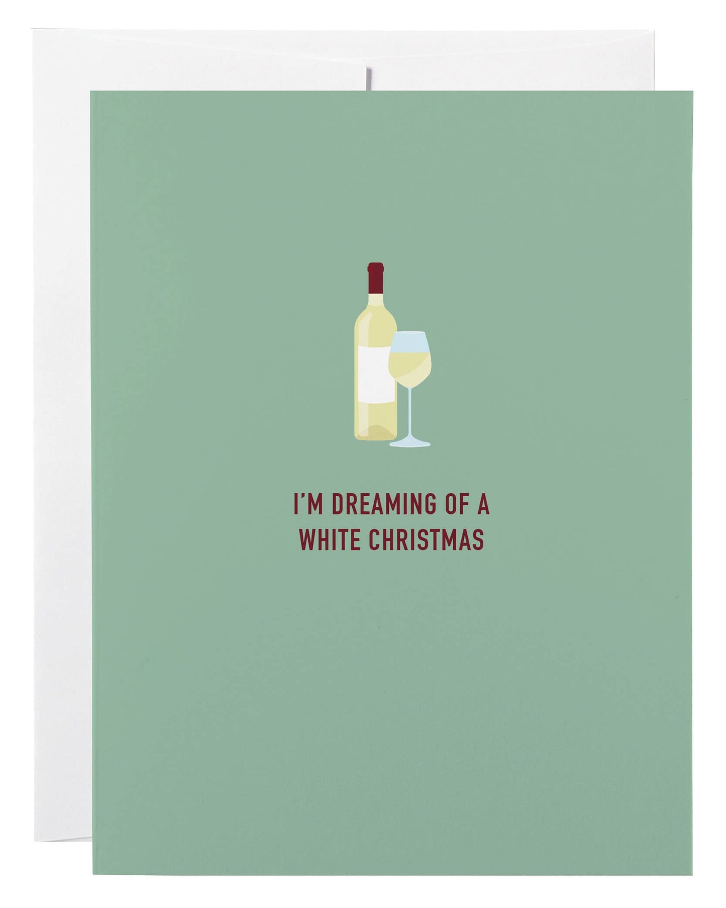 White Christmas Card