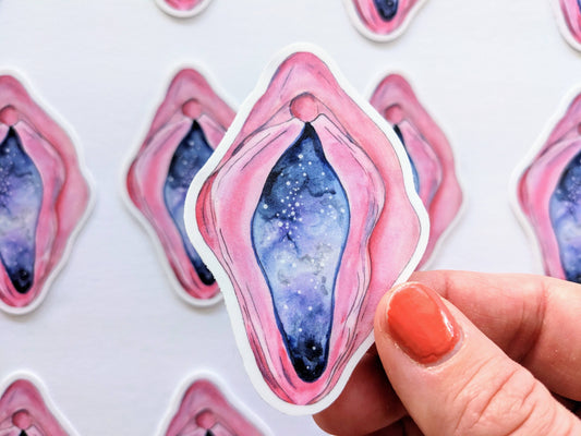 Vulva Galaxy Sticker