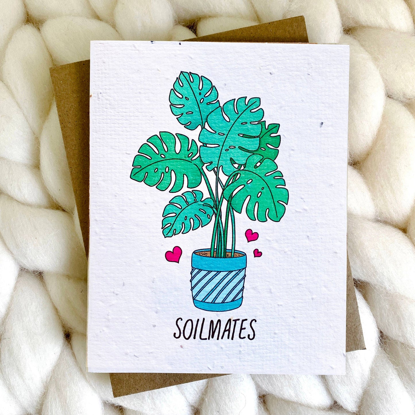 Soilmates Plantable Seed Paper Card