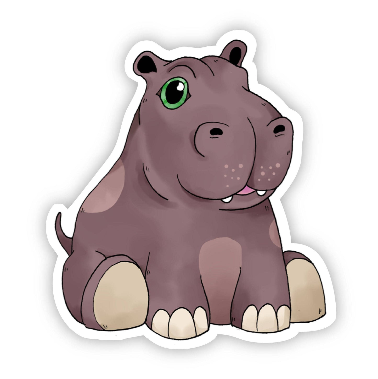 Baby Hippo Sticker