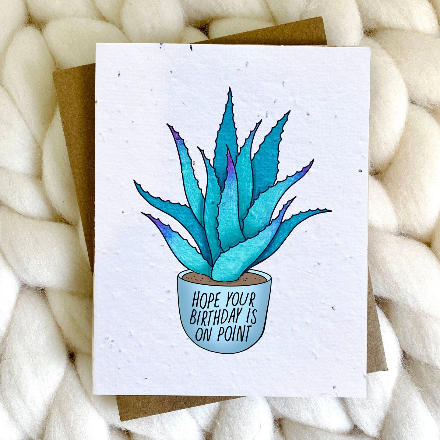 Birthday On Point Plantable Seed Paper Card