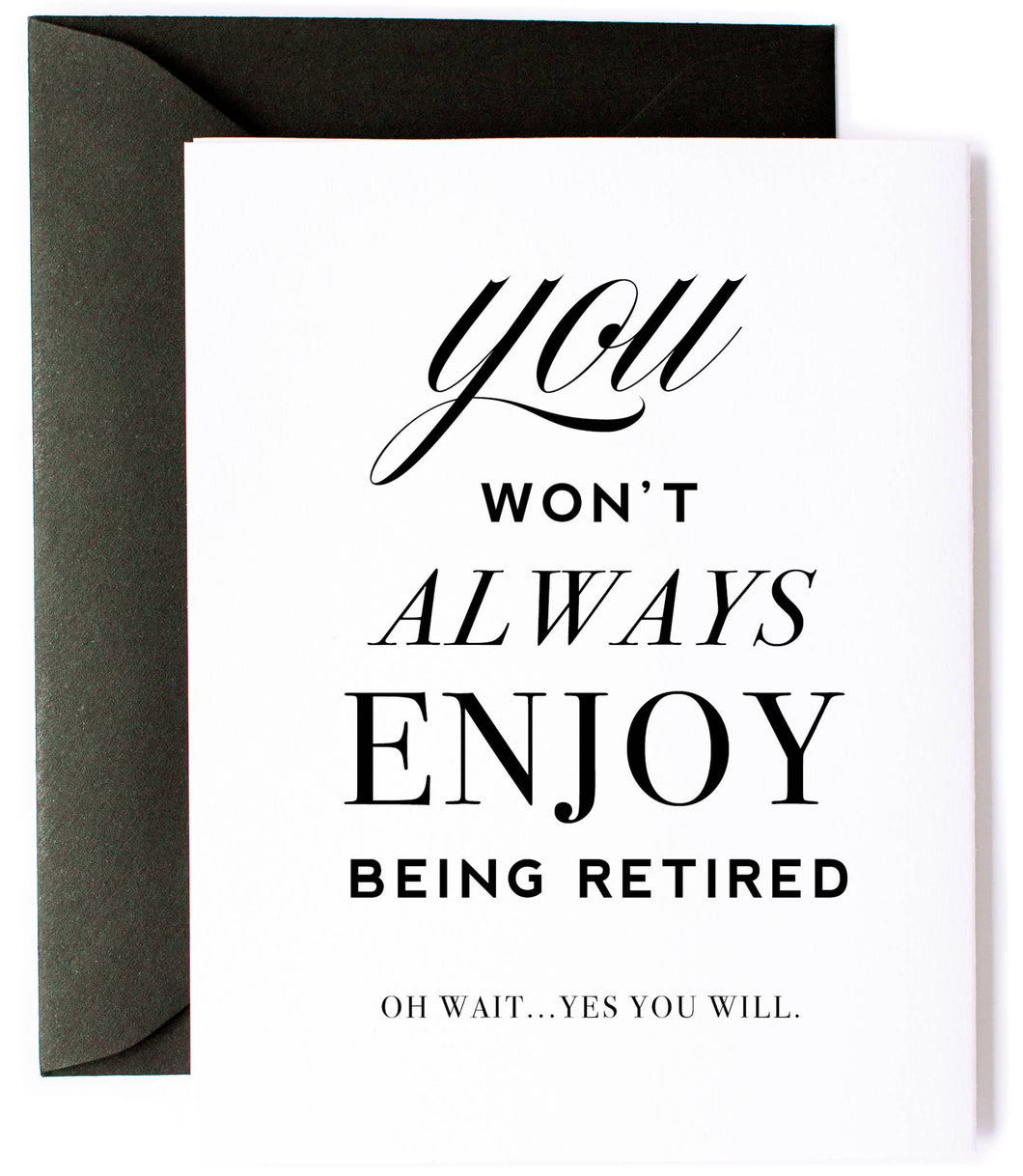 Enjoy Retirement Card