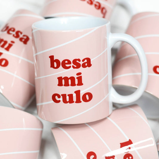 Besa Mi Culo Valentine's Ceramic Mug