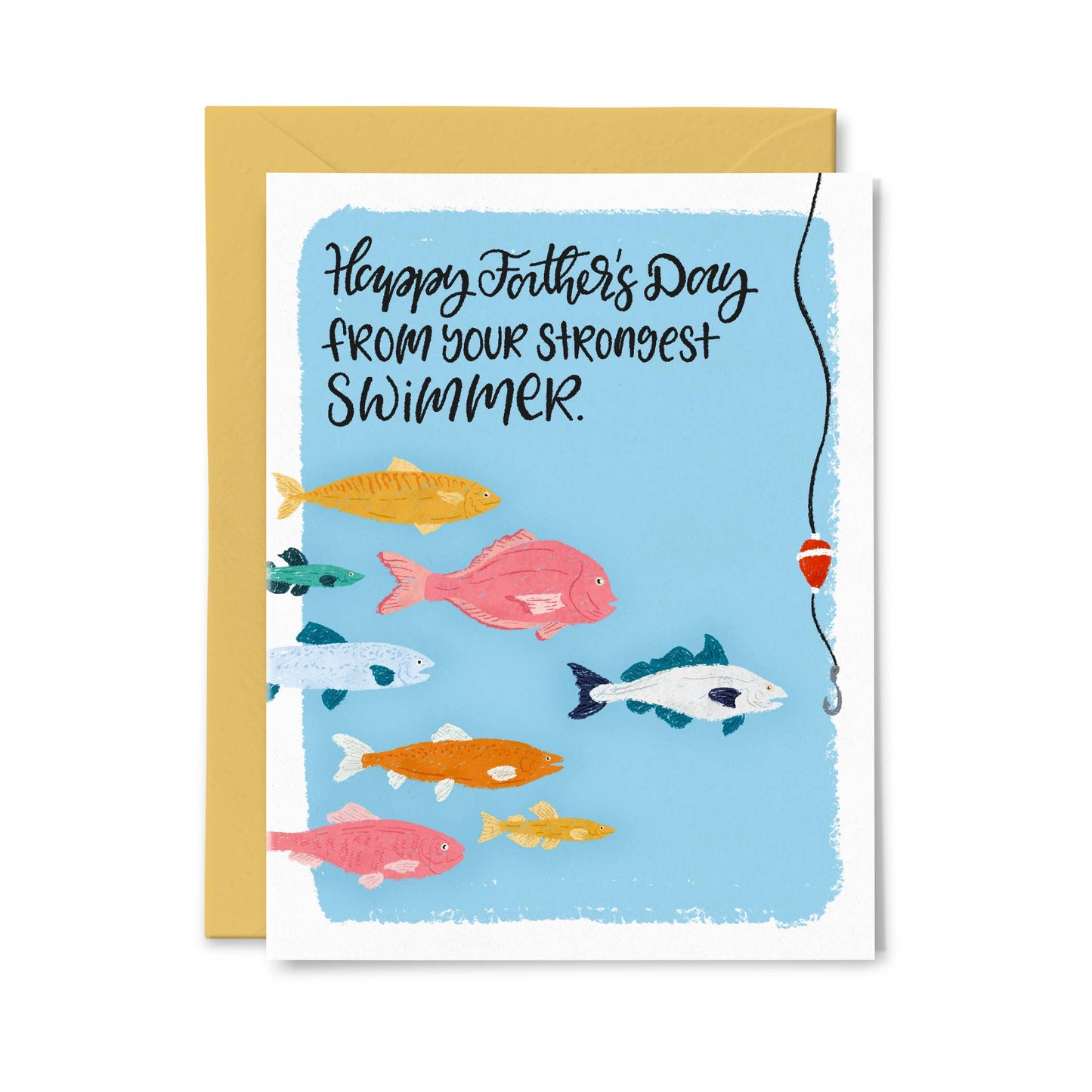 Strongest Swimmer Father's Day Card