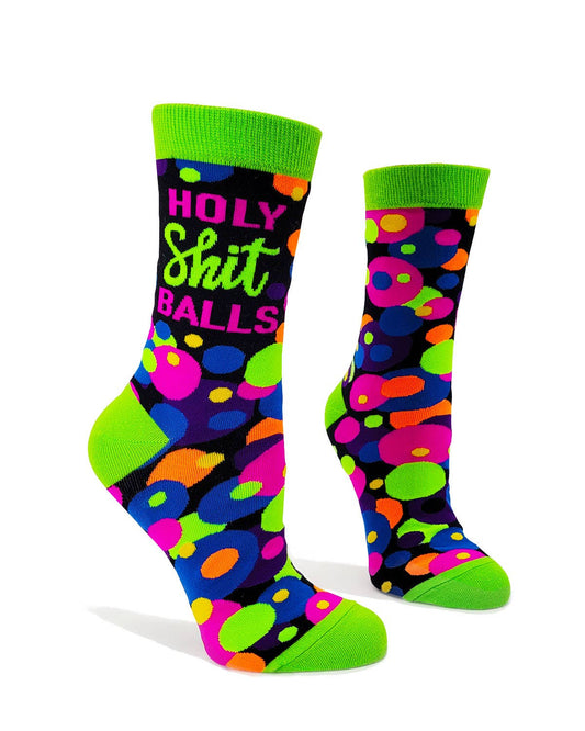 Holy Shit Balls Women's Crew Socks