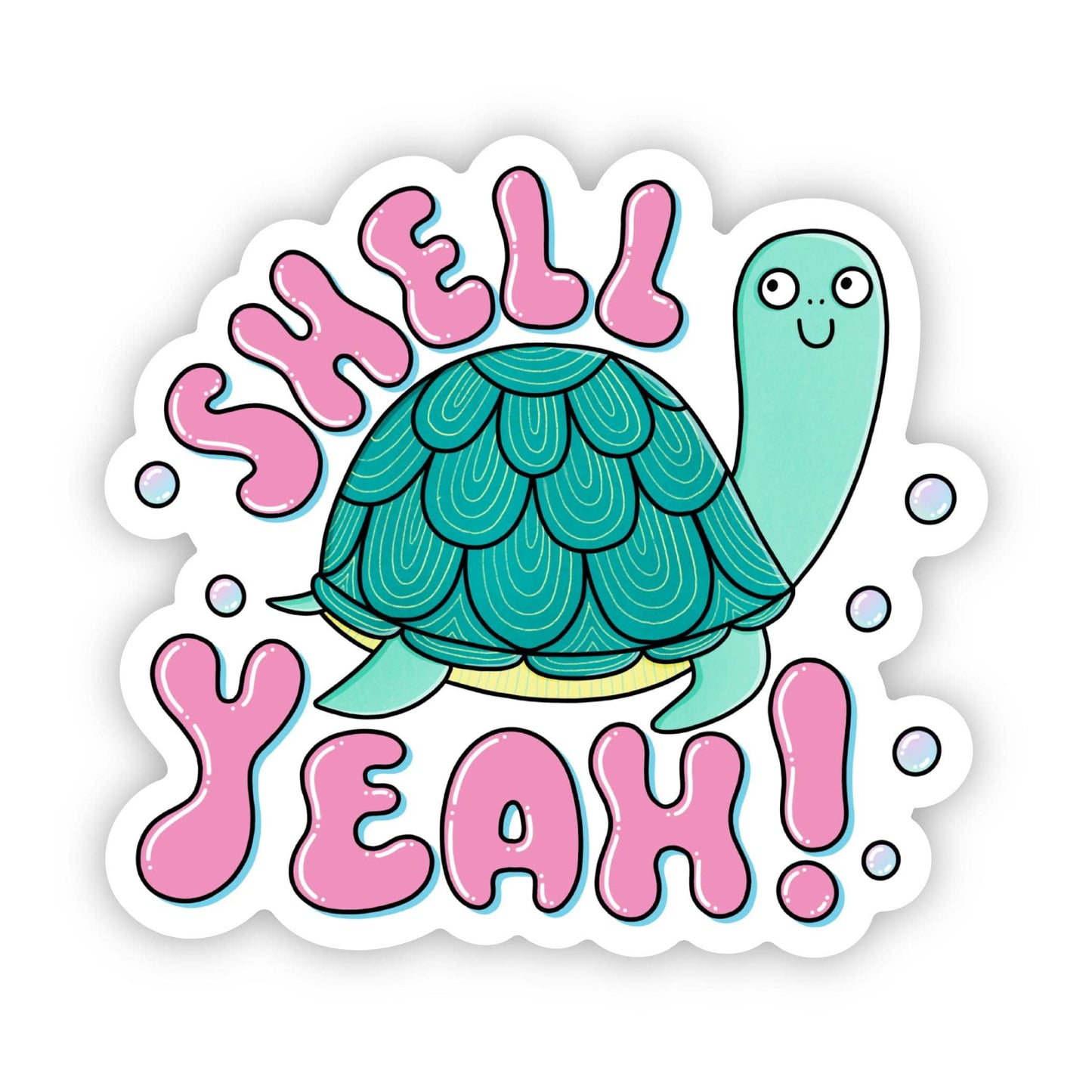Shell Yeah Turtle Sticker