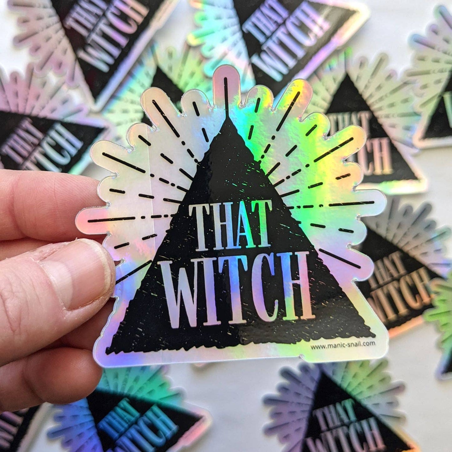 That Witch Holographic Vinyl Sticker