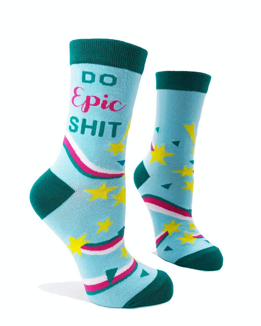 Do Epic Shit Women's Crew Socks