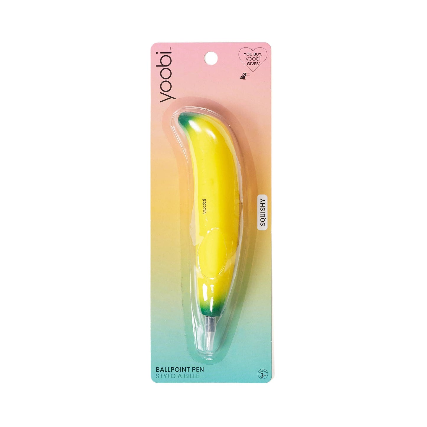 Yoobi Squishy Banana Ballpoint Pen