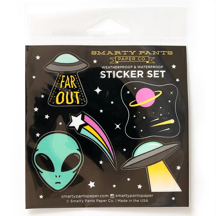 Alien Sticker Set