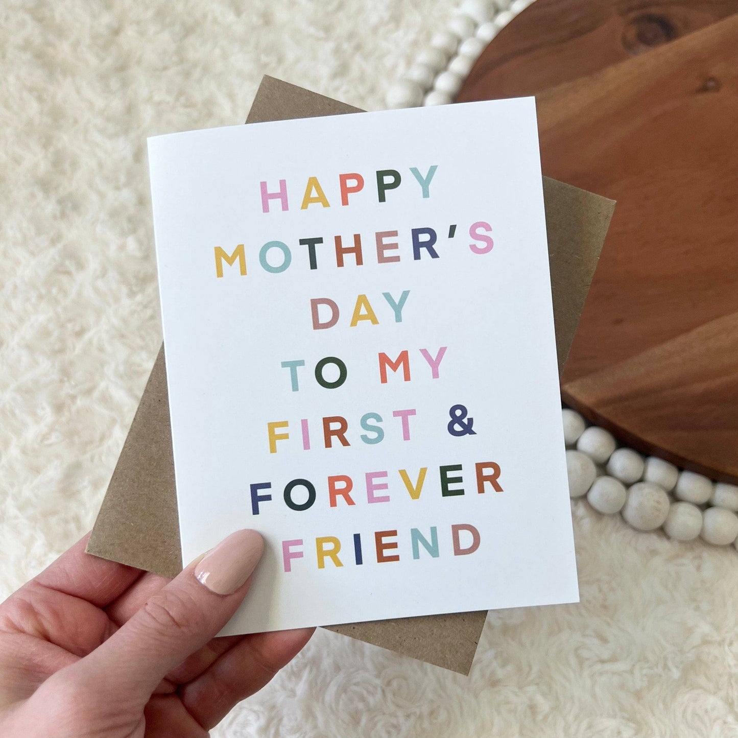 Happy Mother's Day To My Forever Friend Mother's Day Card