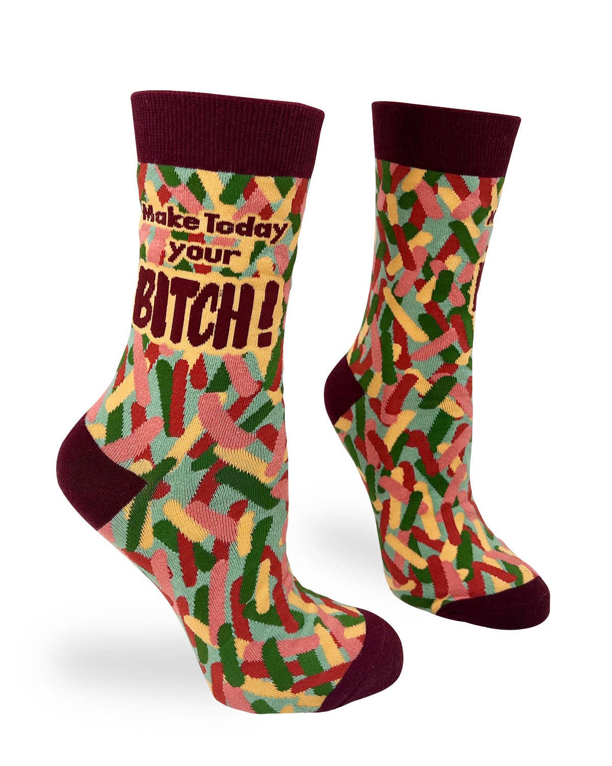 Make Today Your Bitch Women's Crew Socks