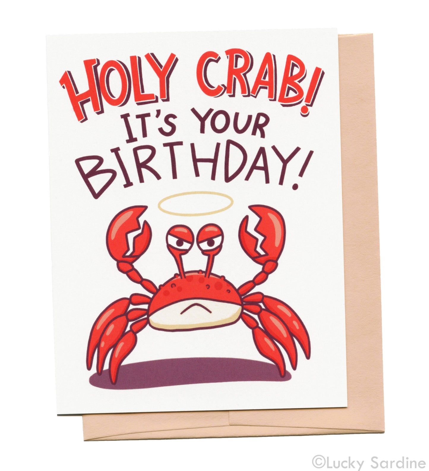 Holy Crab Birthday Card