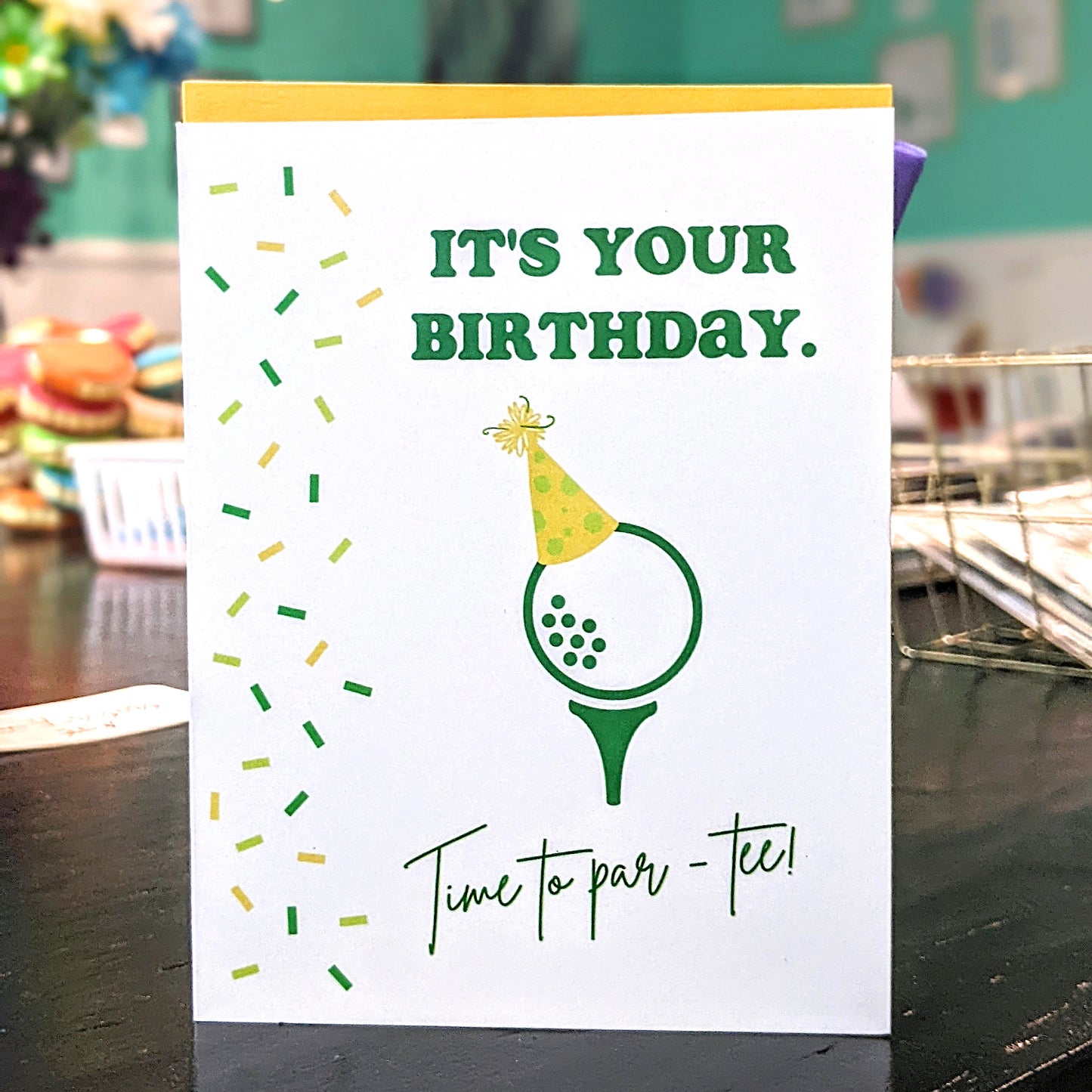 Time to Par-Tee Birthday Card