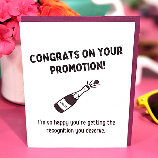 Congrats on Your Promotion Card